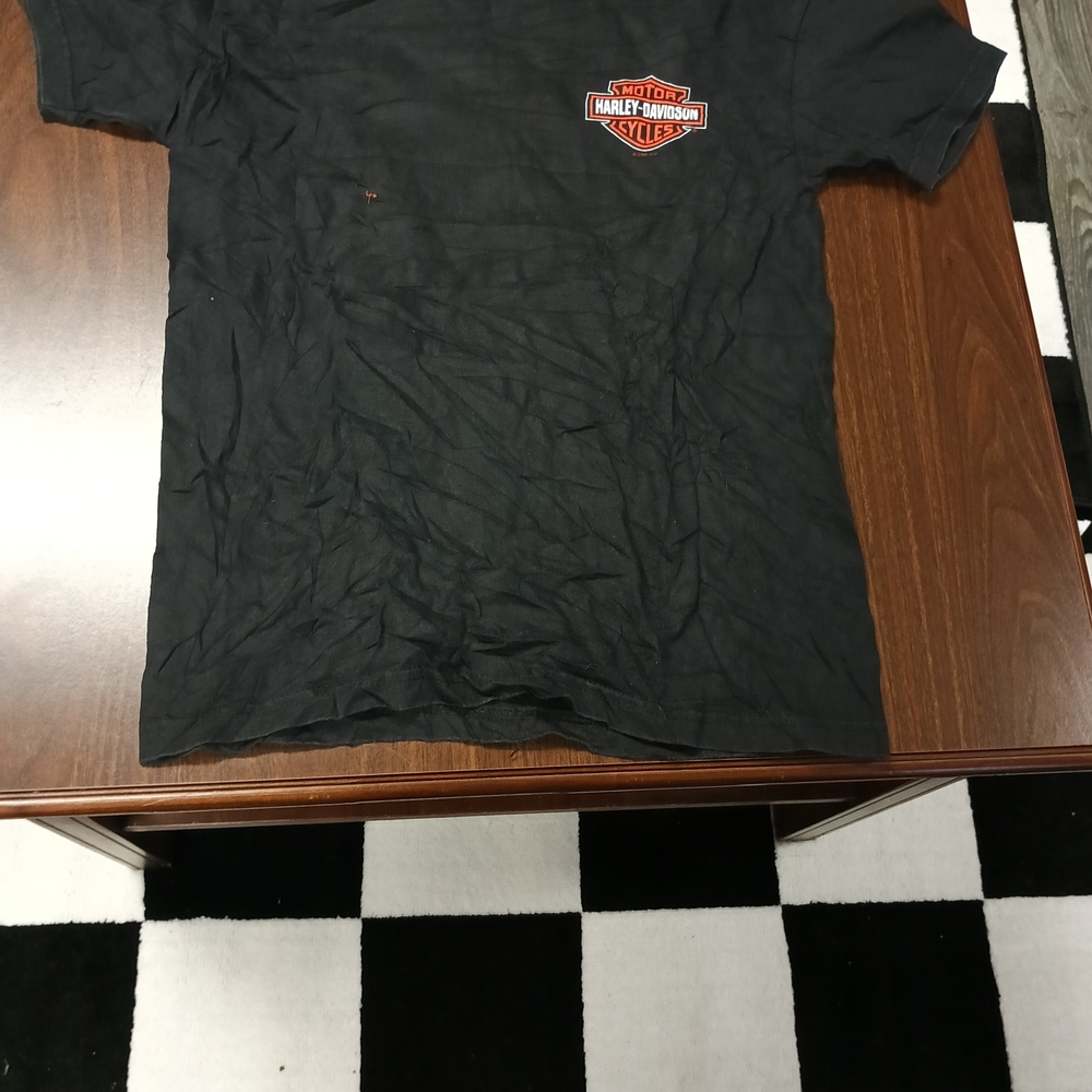 Harley-Davidson Black Tee with Red Emblem
